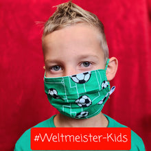 Load image into Gallery viewer, Kindermaske #Weltmeister-Kids
