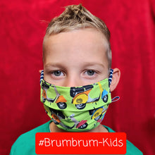 Load image into Gallery viewer, Kindermaske #Brumbrum-Kids
