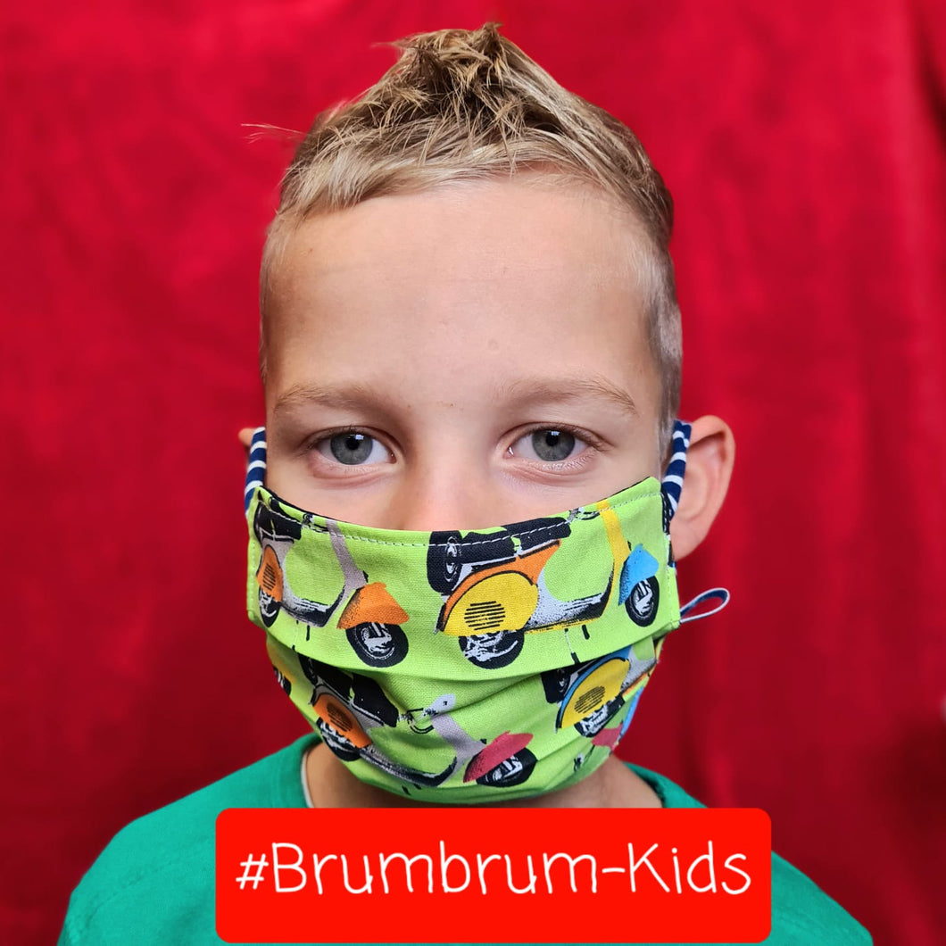 Kindermaske #Brumbrum-Kids