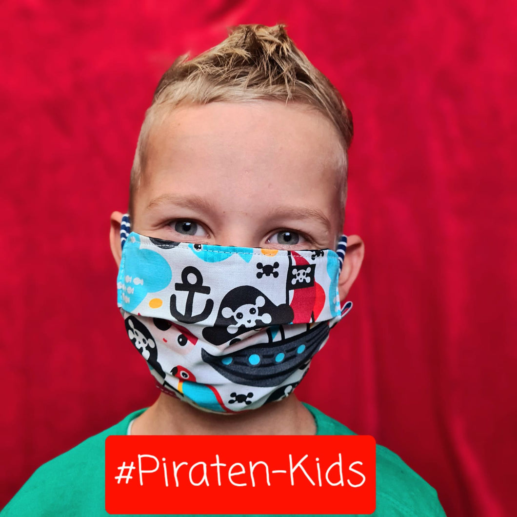 Kindermaske #Piraten-Kids