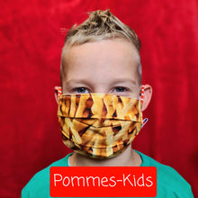 Load image into Gallery viewer, Kindermaske #Pommes-Kids
