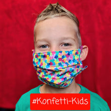 Load image into Gallery viewer, Kindermaske #Konfetti-Kids
