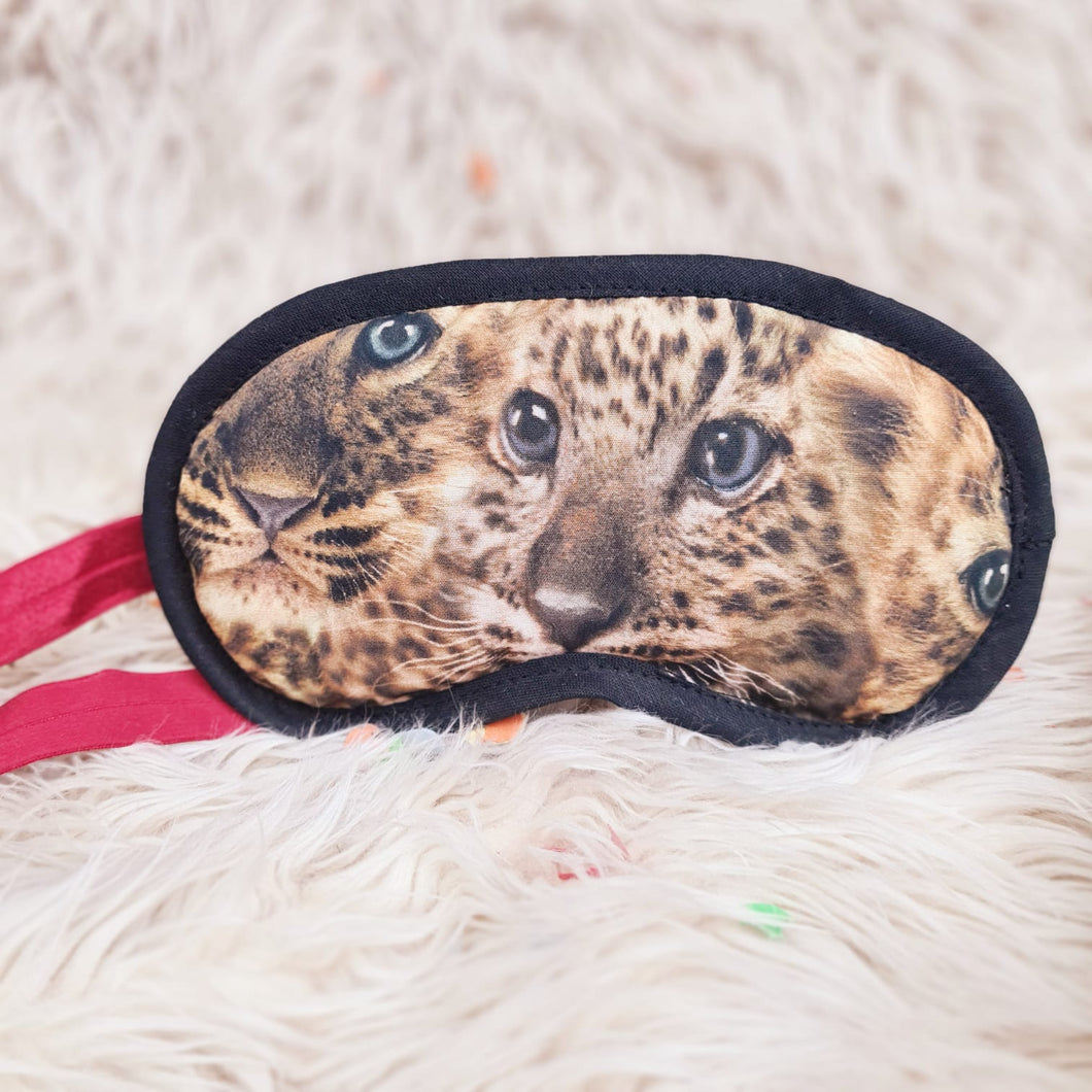 Schlafmaske #Leoparden-Auszeit