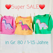 Lade das Bild in den Galerie-Viewer, Shirt SET &quot;Dino Detlef&quot; (9-12 Monate)
