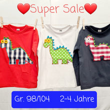 Load image into Gallery viewer, Shirt SET &quot;Dino Detlef&quot; (2-4 Jahre)
